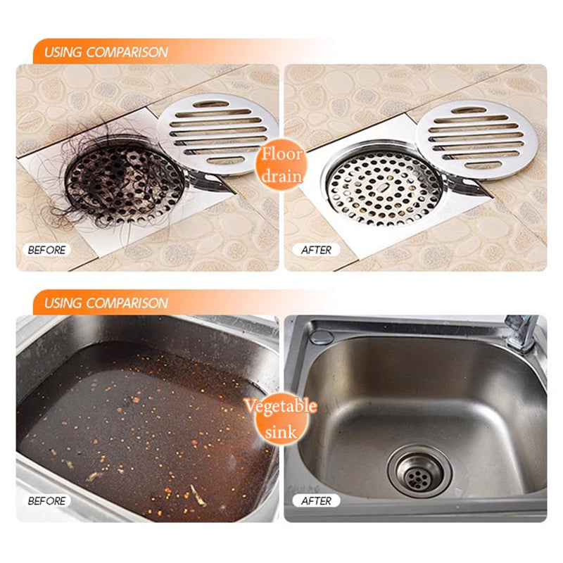 🚿 50% korting! Krachtig afvoerreinigingspoeder – lost haar, zeep & etensresten op, verwijdert geurtjes & veilig voor leidingen. 4 zakjes – resultaat in 30 minuten! ✨🔧