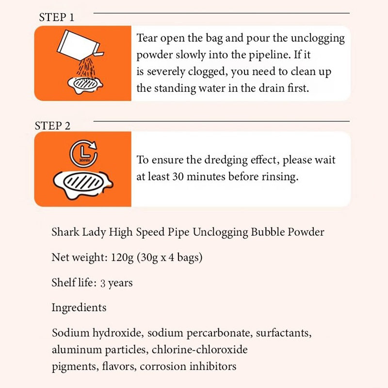 🚿 50% korting! Krachtig afvoerreinigingspoeder – lost haar, zeep & etensresten op, verwijdert geurtjes & veilig voor leidingen. 4 zakjes – resultaat in 30 minuten! ✨🔧