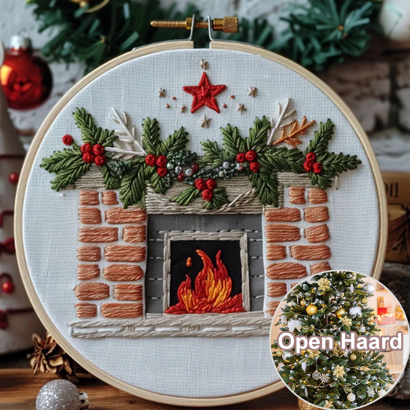 Kerst borduurwerk kit voor DIY-vakantie decoraties