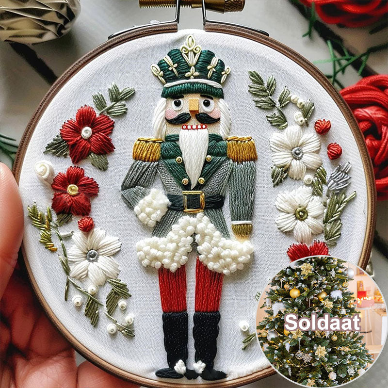 Kerst borduurwerk kit voor DIY-vakantie decoraties