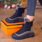 Waterdichte warme snowboots voor dames met ritssluiting