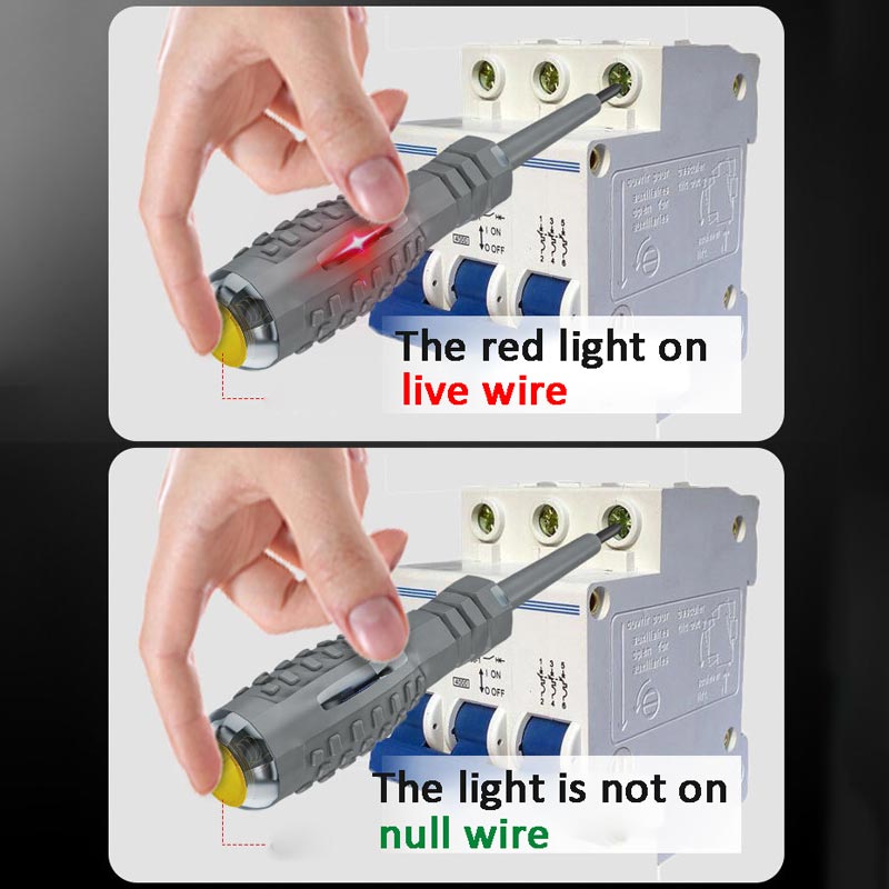 2-in-1 Hoog koppel Sterke Magnetische Schroevendraaier Elektriciteitsdetector