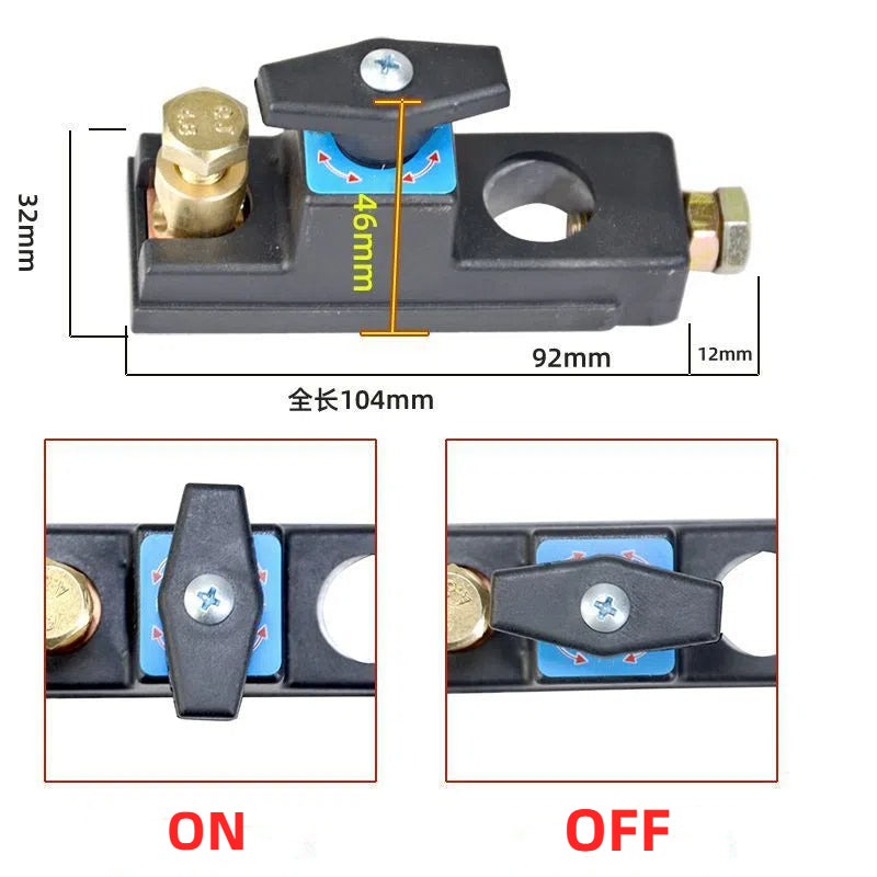 🔋🚗12V/24V Accu Uitschakelaar voor Voertuigen