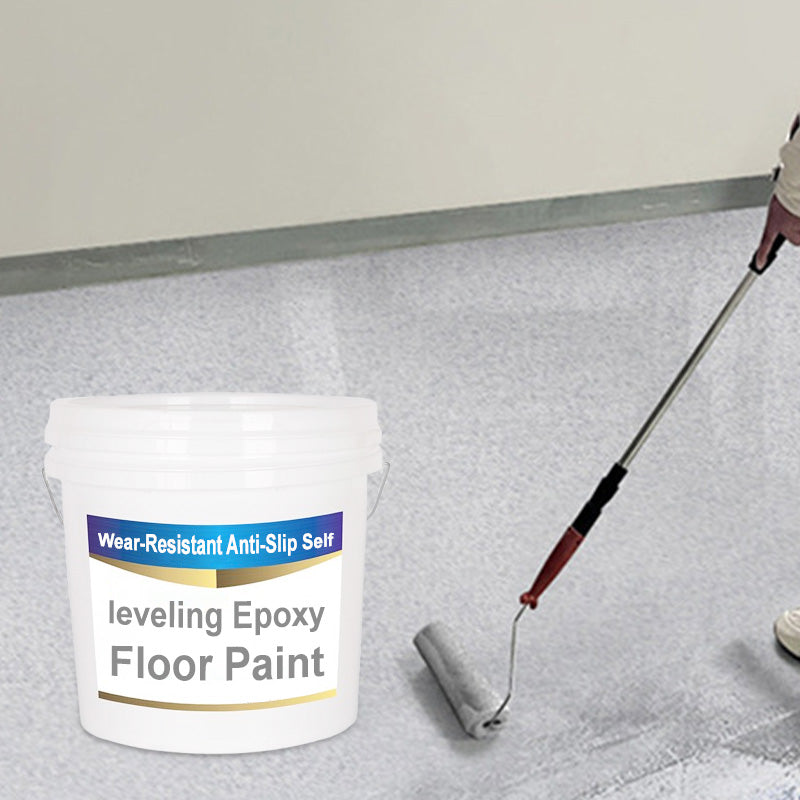 Slijtvaste antislip zelfnivellerende epoxy vloerverf