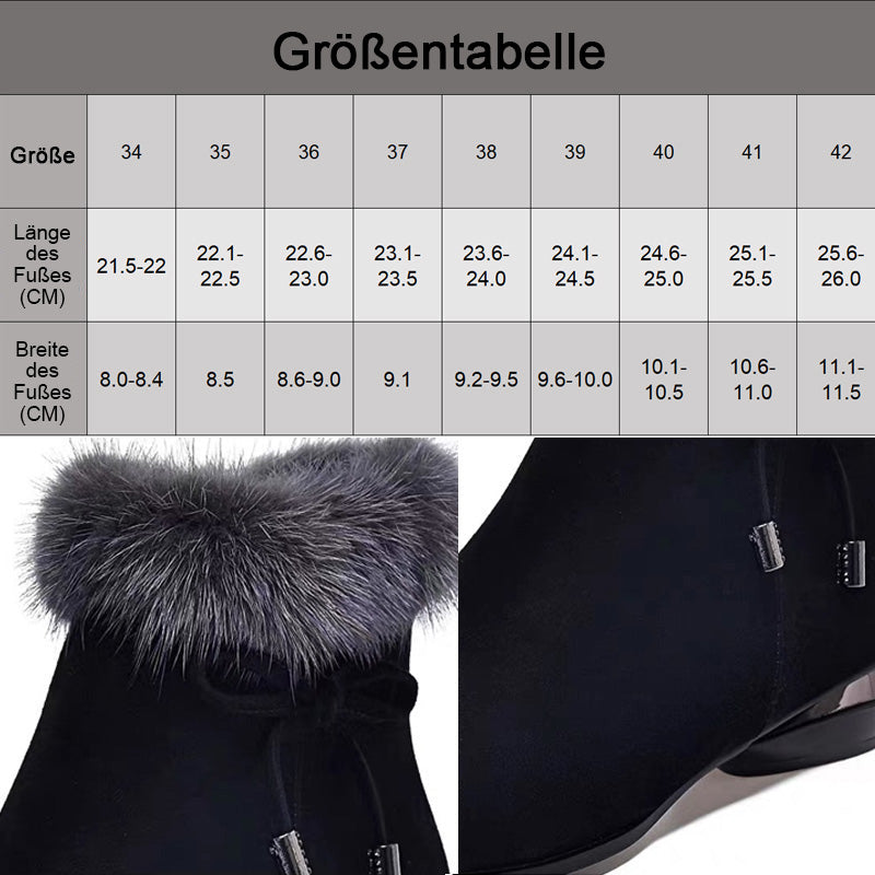 ❄️Winter Specials❄️ Modieuze, warme, dikke en slipvaste enkellaarsjes voor dames