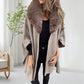 Dames Puffer Jas met Nep Pelsen Kraag
