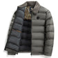 Heren warm waterdicht katoenen gewatteerd jack met revers