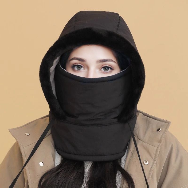 🧢❄️Dikke Thermo Hoed met Gezichtsmasker – Warm en Stijlvol voor Mannen en Vrouwen!