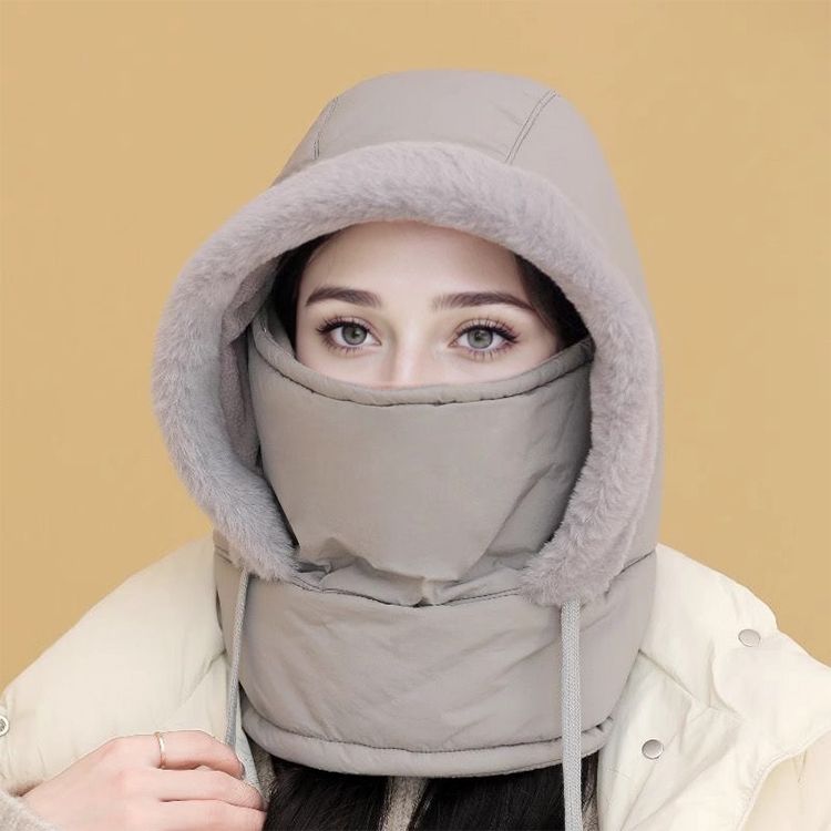 🧢❄️Dikke Thermo Hoed met Gezichtsmasker – Warm en Stijlvol voor Mannen en Vrouwen!