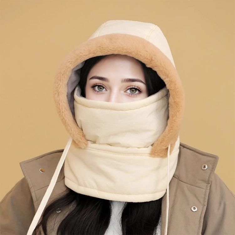 🧢❄️Dikke Thermo Hoed met Gezichtsmasker – Warm en Stijlvol voor Mannen en Vrouwen!