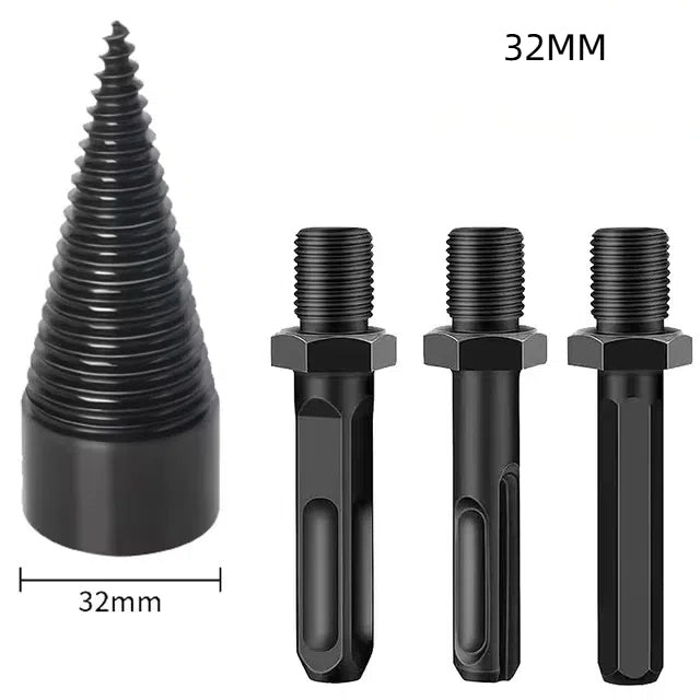 HOT SALE 🔥 Drie greepstijlen gratis 💪 Verwijderbare boor voor het splijten van hout ✅