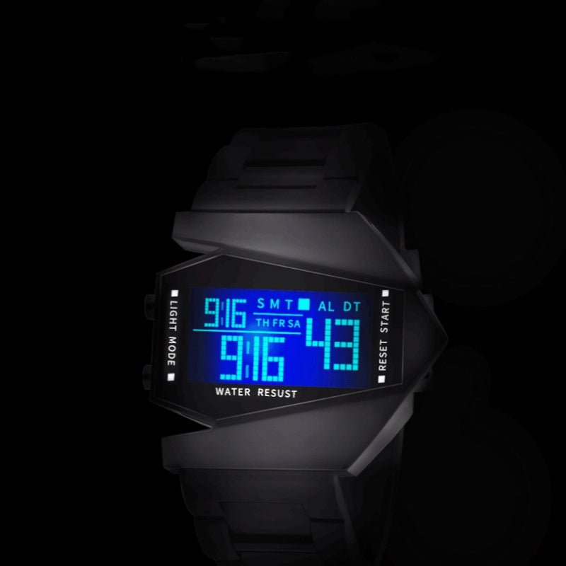 🔥Nieuwjaarspromotie - 50% korting🔥Creatieve lichtgevende vliegtuig vorm LED horloge⌚