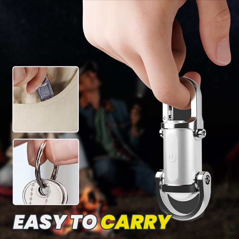 🔥Hete verkoop🔥1200LM Super Heldere Mini Sleutelhanger Zaklamp Waterdicht