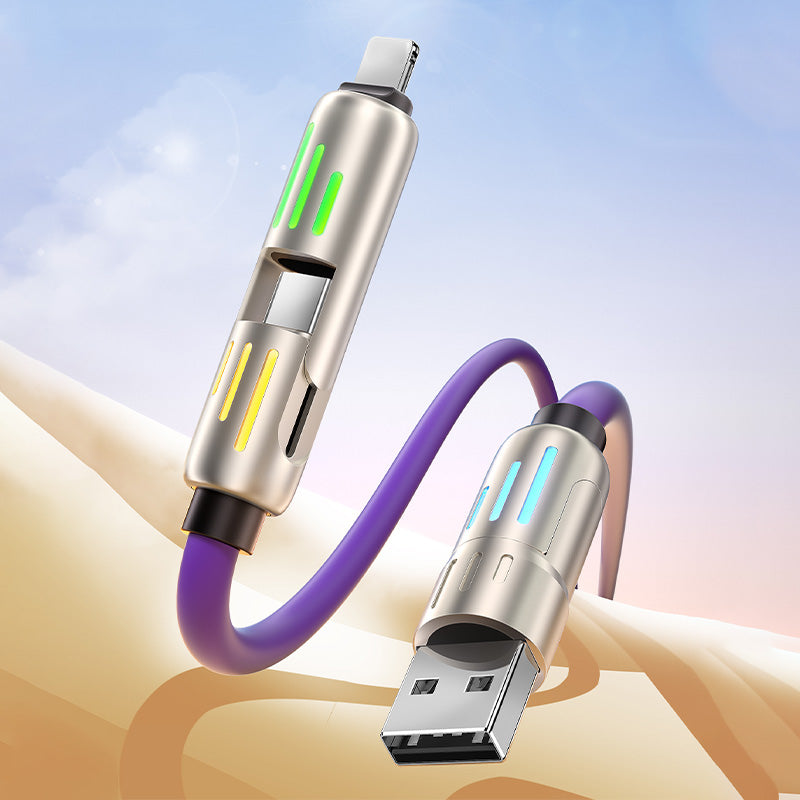 🔥 Tijdelijke halfjaarlijkse uitverkoop🔥 4-in-1 Multi 240W Snellaadkabel