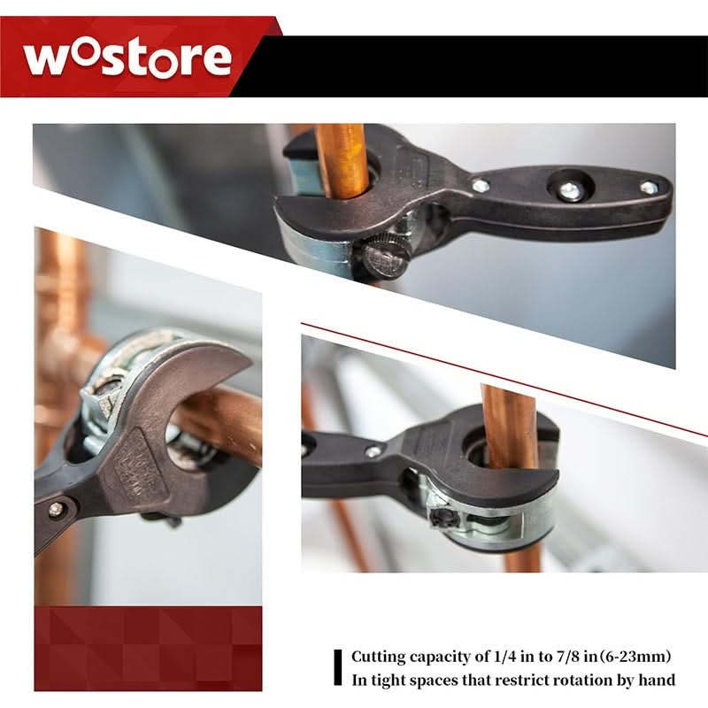 🔥50% korting🔥 3-delige pijpsnijder met ratel