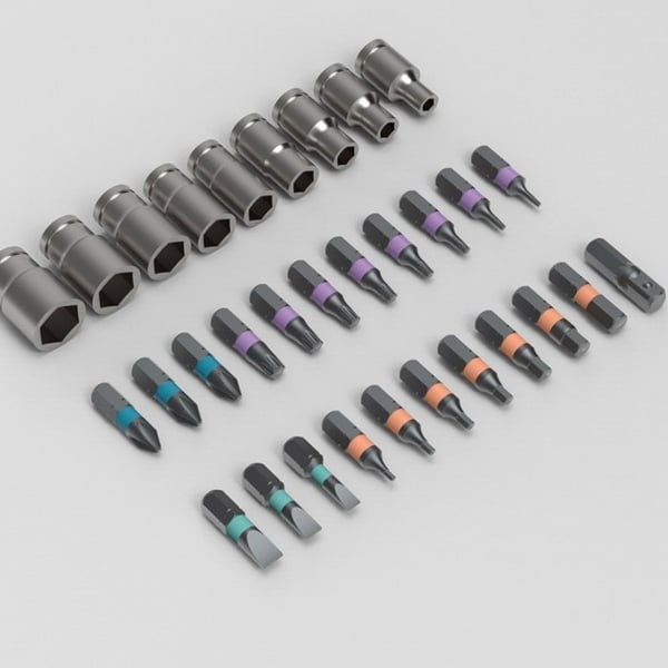 🔩 60% korting 🛠️ 24-in-1 schroevendraaierset – Magnetisch, compact en draagbaar, ideaal voor reparaties en doe-het-zelf 🔧📦
