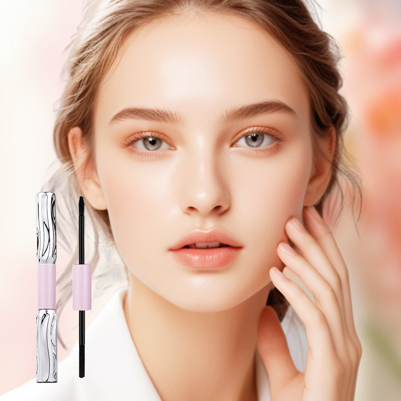 🔥 2-in-1 langhoudende volumegevende en krullende mascara