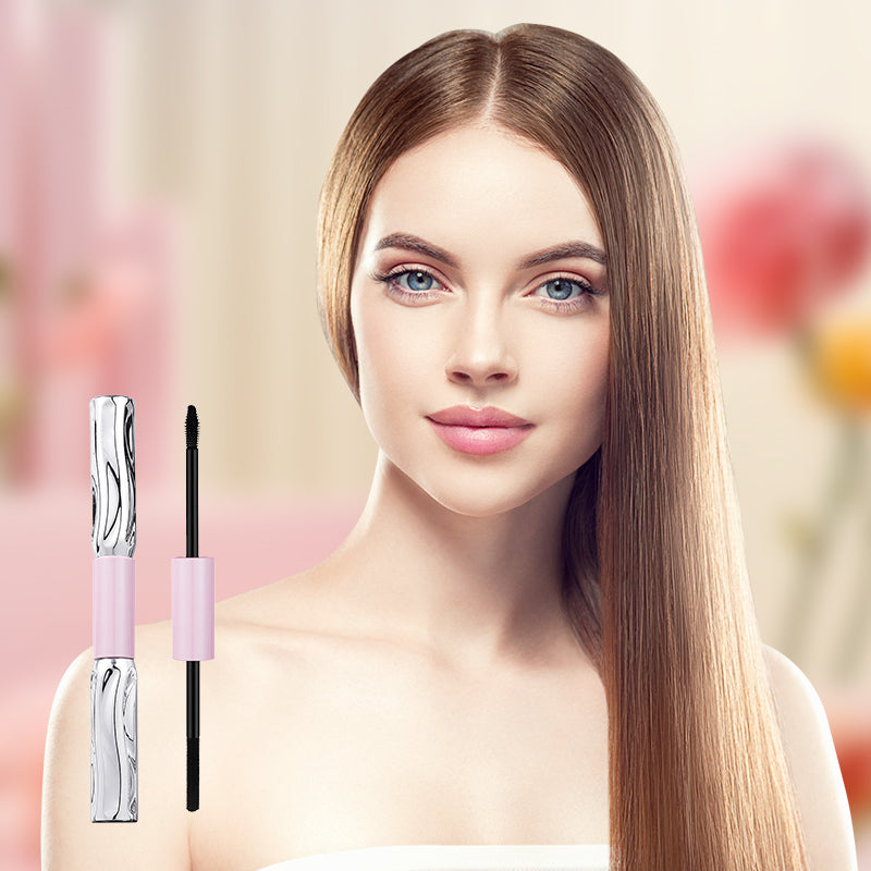 🔥 2-in-1 langhoudende volumegevende en krullende mascara
