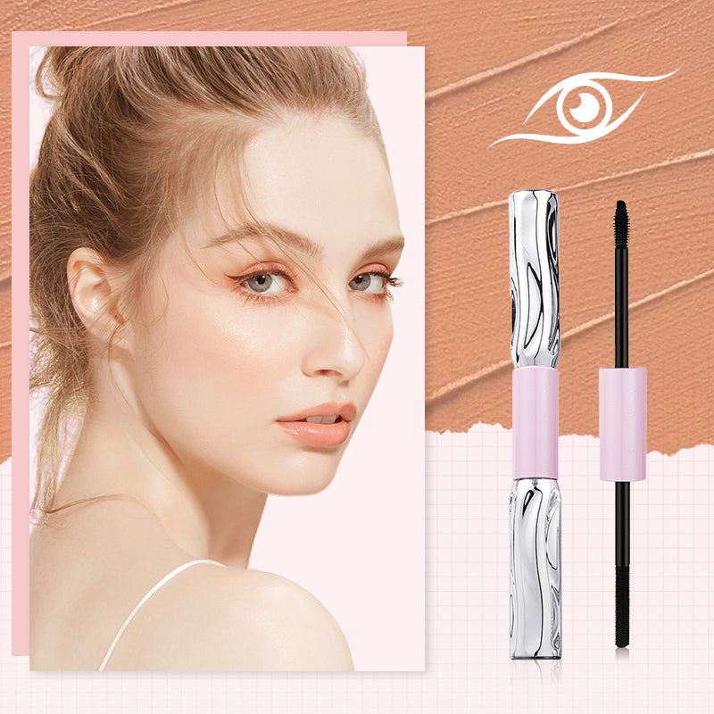 🔥 2-in-1 langhoudende volumegevende en krullende mascara