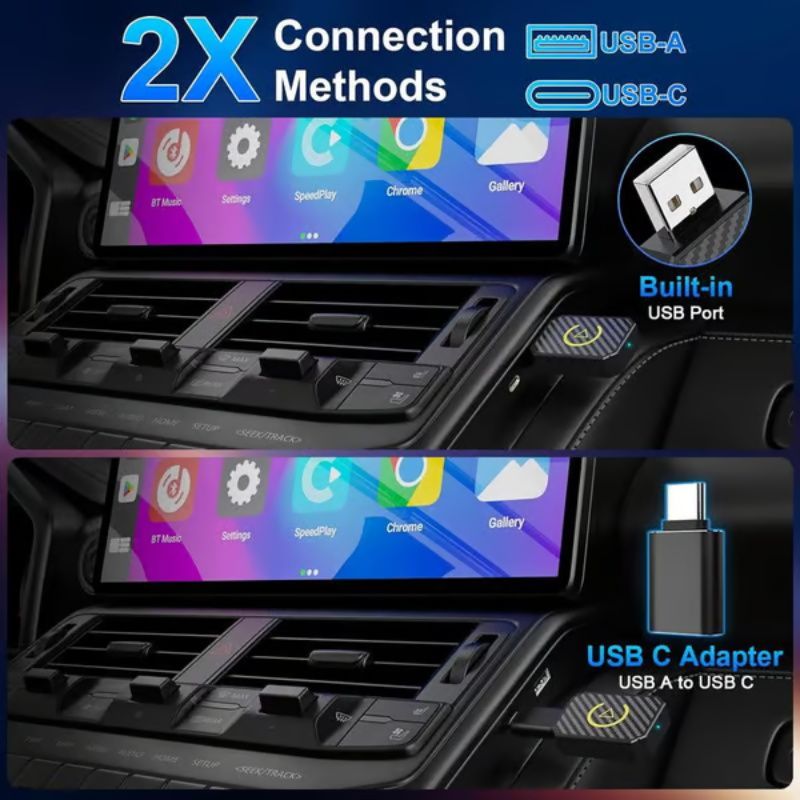 🔥2025 Nieuwjaarspromotie - 50% korting🔥Mini Draadloze CarPlay Adapter