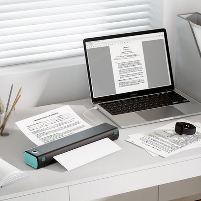 🚀🖨️ 50% korting! Mini-printer 2026 – 📚 voor studie & werk, 🎨 tattoo-designs, 🧳 draagbaar & draadloos!