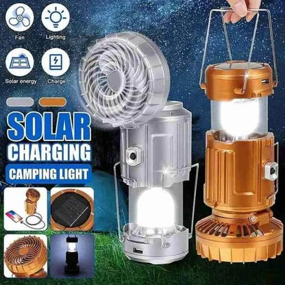 (🔥2025 Hot Rea🎁 ) 6-i-1 Draagbare LED Camping lantaarn met ventilator