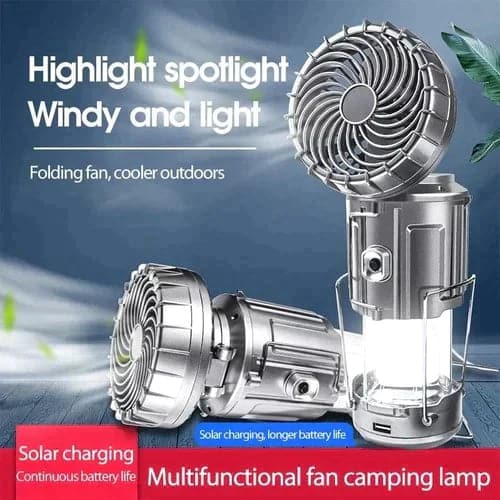 (🔥2025 Hot Rea🎁 ) 6-i-1 Draagbare LED Camping lantaarn met ventilator