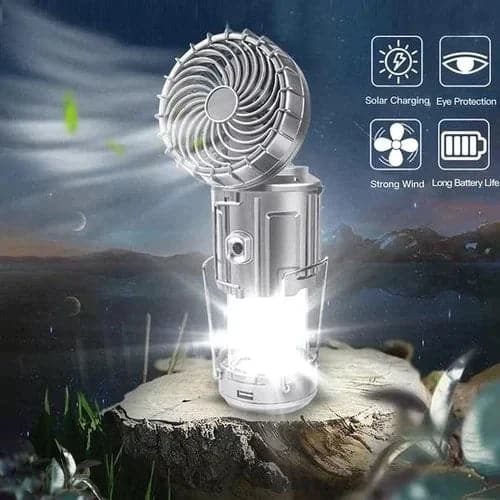 (🔥2025 Hot Rea🎁 ) 6-i-1 Draagbare LED Camping lantaarn met ventilator