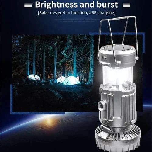 (🔥2025 Hot Rea🎁 ) 6-i-1 Draagbare LED Camping lantaarn met ventilator