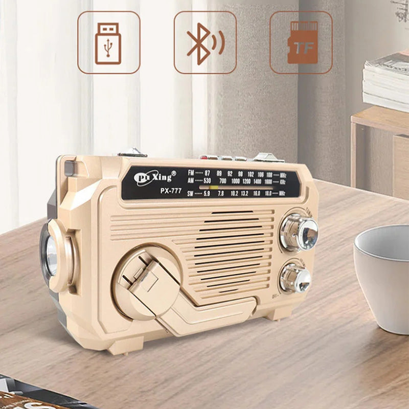 📻 50% korting! Multifunctionele handzwengel radio – met zaklamp, noodoplader & draagbaar. Perfect voor noodgevallen & outdoor! ✨🔦