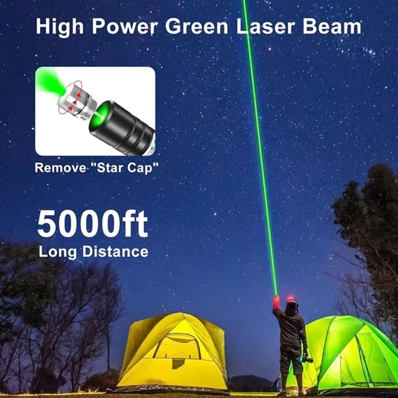 🔦Rood en groen enkelpuntslaserlicht