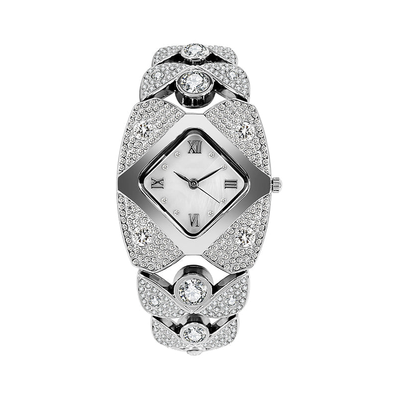 💎50% korting⌚Dames retro quartzhorloge met fonkelende strass steentjes