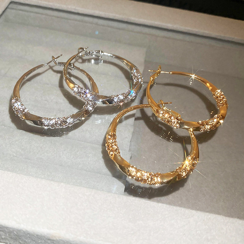 💎Cirkel Oorbellen met Zirkonia