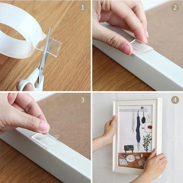 🛠️ 50% korting! Dubbelzijdige NANO anti-slip plakband – wasbaar, uitsnijdbaar & plakt op elke ondergrond. Bevestig alles zonder boren of sporen! ✨🏠