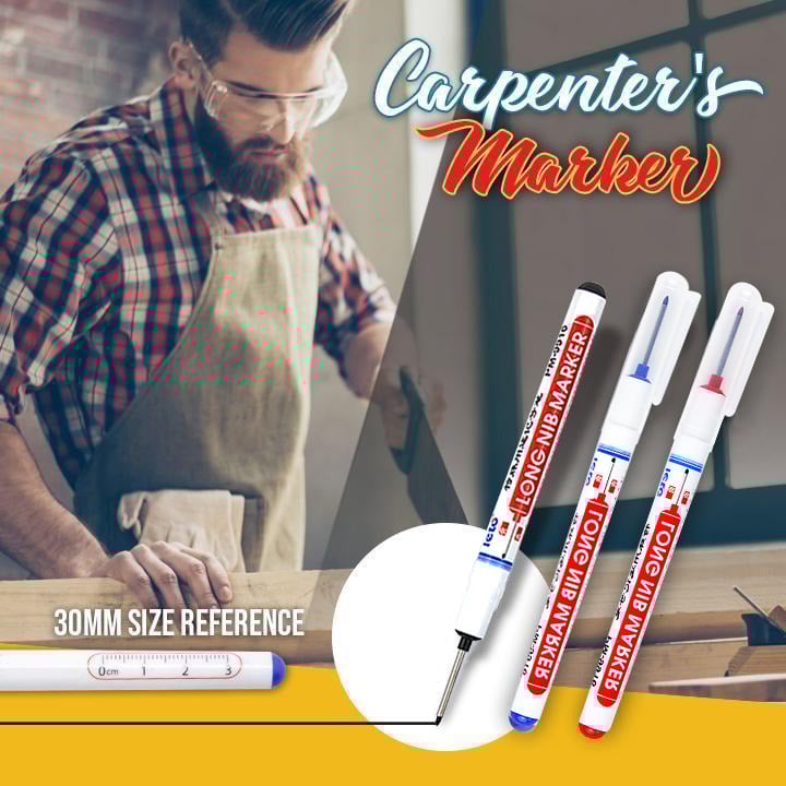 💥🔥Koop 1  krijg 3 gratis!🔥 Tijdelijke kortingsactie🎁 Marker voor diep gat met lange kop