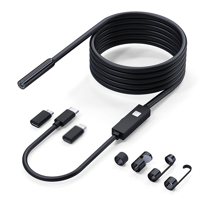 📱 50% korting! Endoscoopcamera 200W HD – 8mm sonde, Type-C & Lightning, waterdicht & plug & play. Inspecteer moeilijk bereikbare plekken moeiteloos! 🔍✨