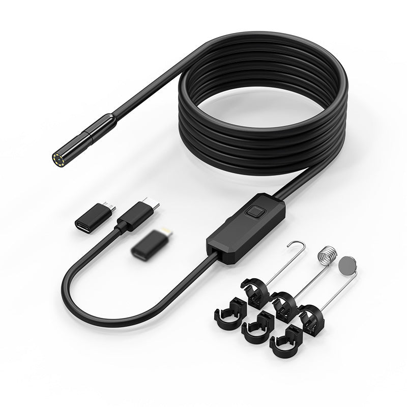📱 50% korting! Endoscoopcamera 200W HD – 8mm sonde, Type-C & Lightning, waterdicht & plug & play. Inspecteer moeilijk bereikbare plekken moeiteloos! 🔍✨