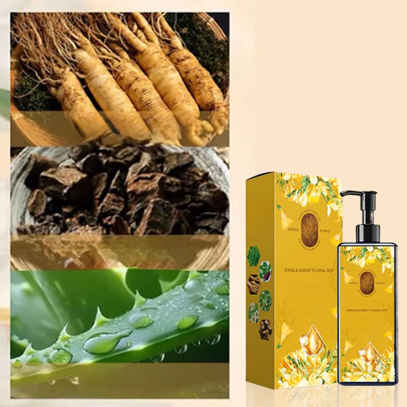 Voedende botanische haarkleuring