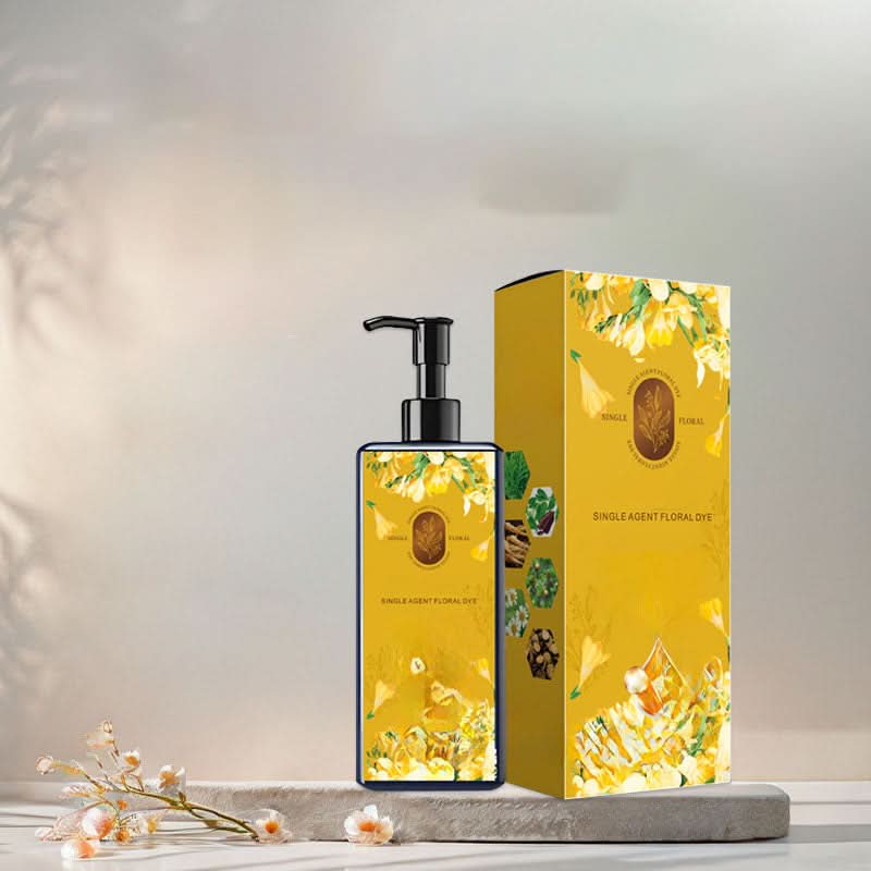 Voedende botanische haarkleuring