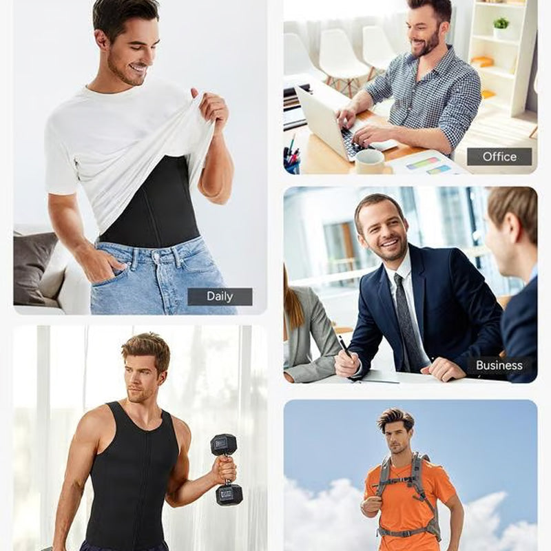⚡2025 HOT SALE 50% KORTING 🔥Mannen's Rits Buiktrainer Trim Vest