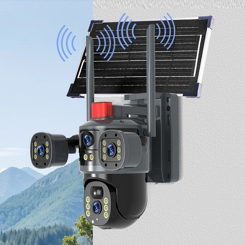 💥2025 Nieuwe Hot Sale🎥 Triple-Lens Solar 360° Dome Camera✈️ gratis verzending