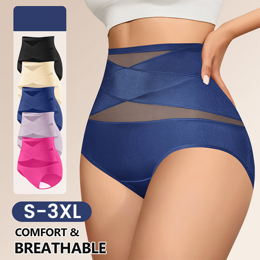 🌸 Hooggetailleerde panty in grote maten met buikversteviging