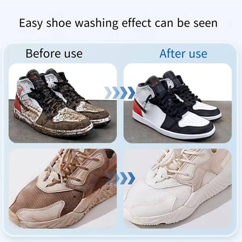 🏆Hot Sale 50% UIT⏳Universele draagbare No-Rinse Foam Cleaner voor schoenen