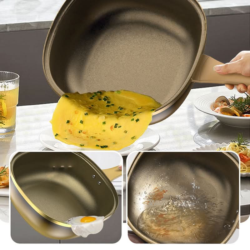 🔥Uitverkoop 50% korting🔥12in titanium legering anti-aanbakpot met deksel🍳