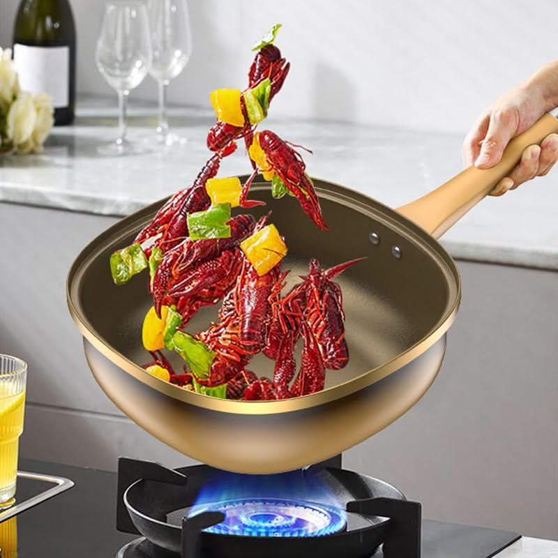 🔥Uitverkoop 50% korting🔥12in titanium legering anti-aanbakpot met deksel🍳