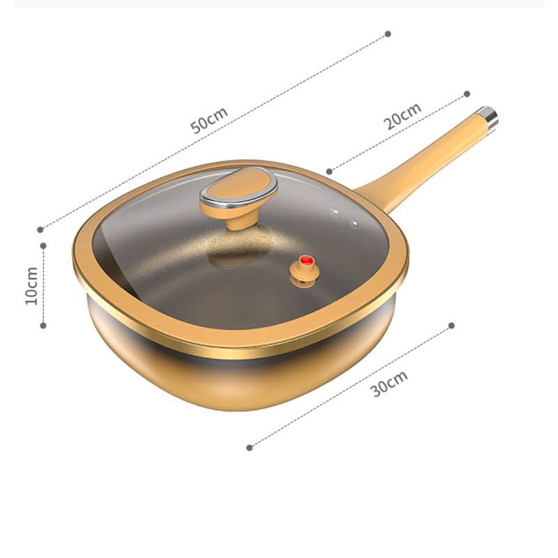 🔥Uitverkoop 50% korting🔥12in titanium legering anti-aanbakpot met deksel🍳