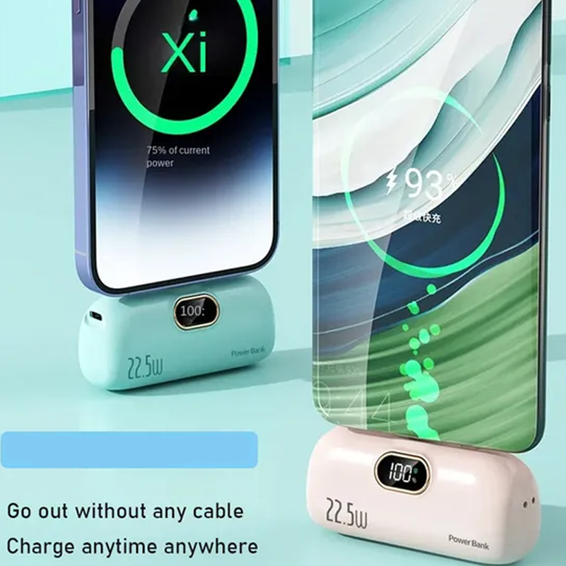 🍬🔋 Zo groot als een lippenstift, maar geeft je telefoon 2 keer nieuw leven! 5000mAh Mini Powerbank – NU TIJDELIJK AANBOD! ✨