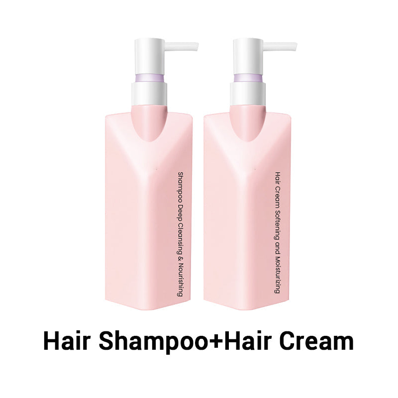 Reinigende, verzachtende en geparfumeerde shampoo en conditioner set