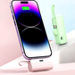 Draagbare Power Bank met hoge capaciteit en ingebouwde kabels