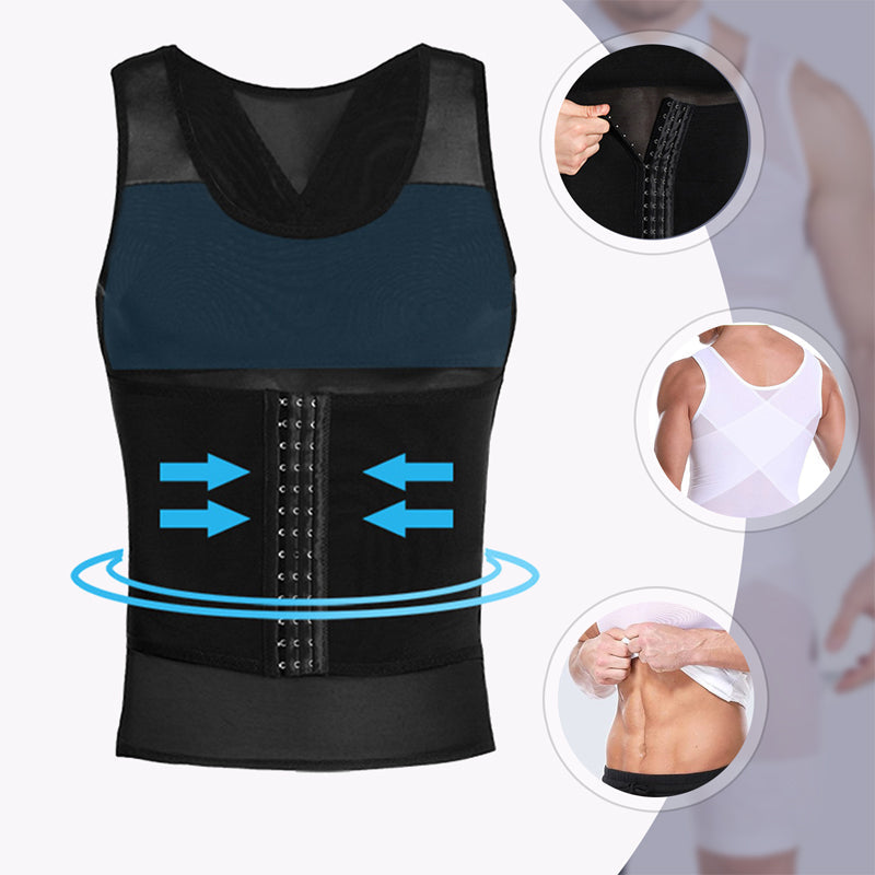 Afslankend vest van mesh voor here
